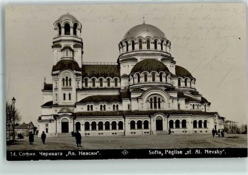 Sofia 1929 Kirche A. Nevsky
