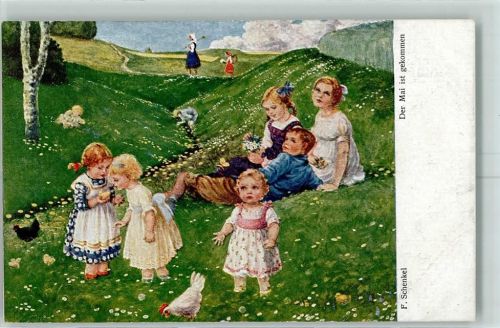 Dresdner Künstler Karten Nr. 643 Der Mai ist gekommen AK