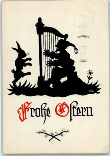 1939 Ostern Zwerg sign. H. Reichelt AK