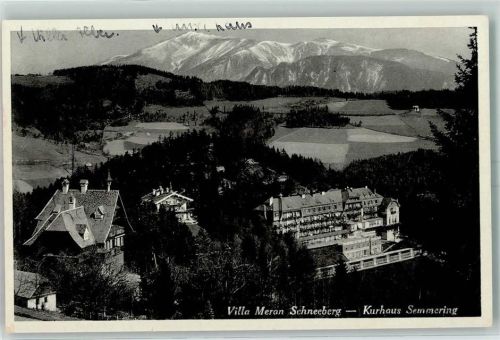 Schneeberg Villa Meran Kurhaus Semmering