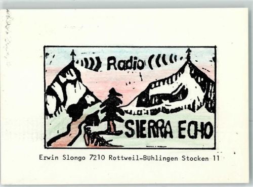 1977 Sierra Echo To Radio Zebra 1