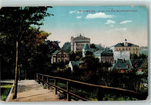 Mittweida Blick von der Wilhelmstraße