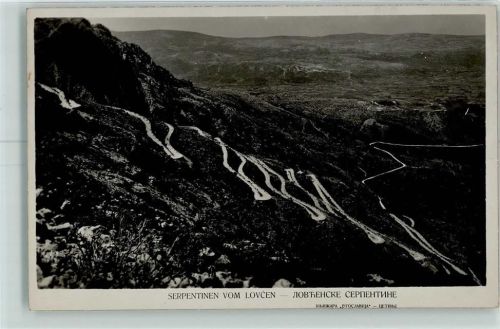 Kotor Bergstrasse Serpentinen Lovcen