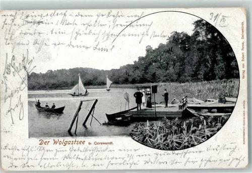Korswandt 1901 Wolgastsee Boote