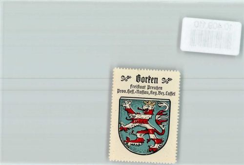 Borken Vignette Wappen Kaffee Hag ca 1920-1940