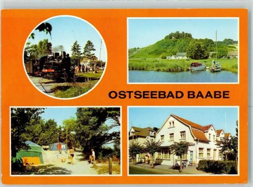 Baabe Kleinbahn Blick zur Moritzburg Zeltplatz FDGB-Erholungsheim Mathias Thesen