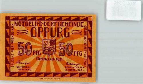 Oppurg Notgeld
