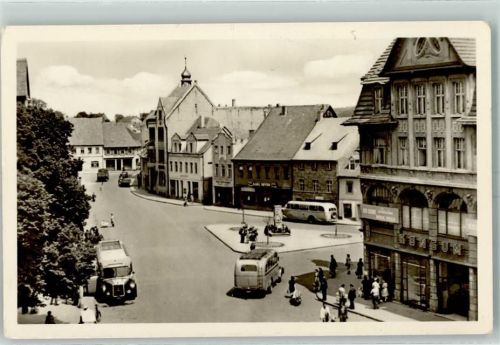 06333 O4270 Hettstedt , Sachs-Anh - Markt Omnibusse Konsum