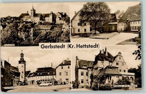Gerbstedt Klosterplatz Marktplatz Klubhaus Fritz Himpel