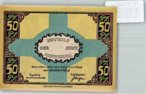 Papenburg Notgeld