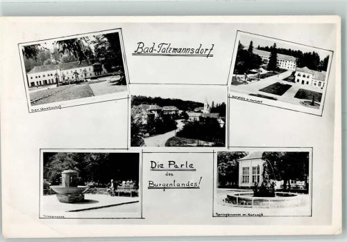Bad Tatzmannsdorf Quellenhof Kurplatz Kurhotel Trinkbrunnen Springbrunnen