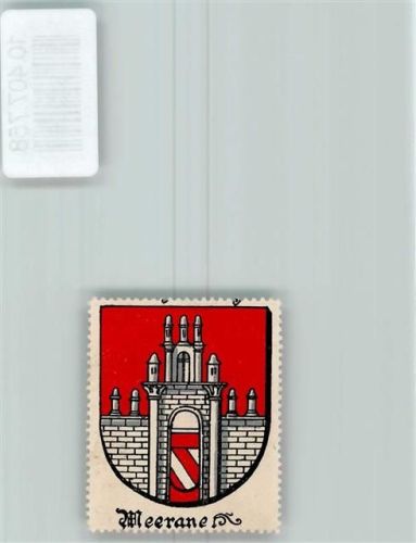 Meerane Vignette Wappen Kaffee Hag 1920-1940