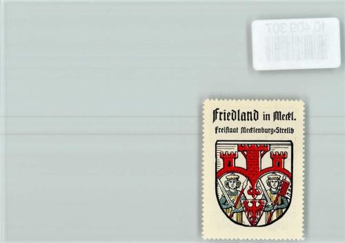 Friedland Vignette Wappen Kaffee Hag ca 1920-1940