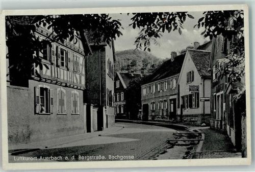 Auerbach Bachgasse Fachwerkhaus