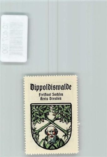 Dippoldiswalde Vignette Wappen Kaffee Hag 1920-1940