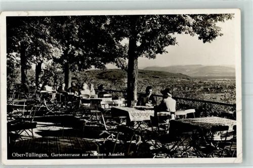 Tüllingen Gasthaus zur schönen Aussicht Gartenterrasse
