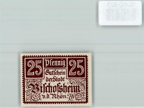 Bischofsheim Notgeld
