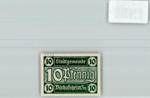 Bischofsheim Notgeld