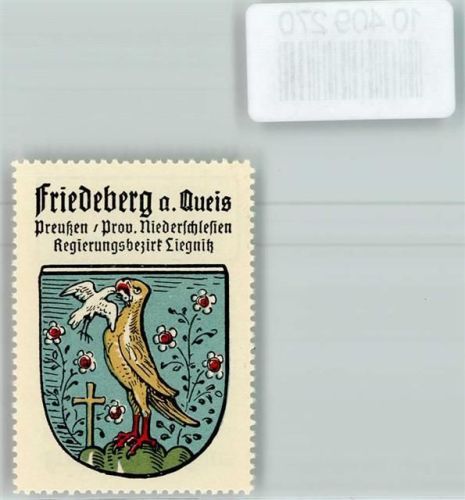 Blumendorf Kwieciszowice - Vignette Wappen Kaffee Hag ca 1920-1940