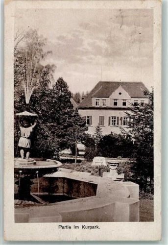 Bad Lausick Kurpark Springbrunnen