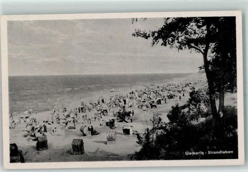 17459 O2235 Ückeritz , Usedom - Strandleben