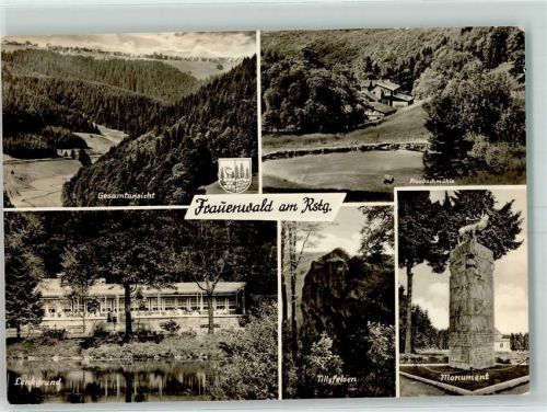 Frauenwald Frauenbachmühle Lenkgrund Tillyfelsen Monument