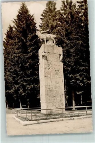 Frauenwald Monument Der Hirsch