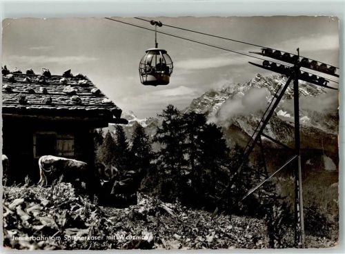 Königssee Jennerbahn am Spinnerkaser mit Watzmann