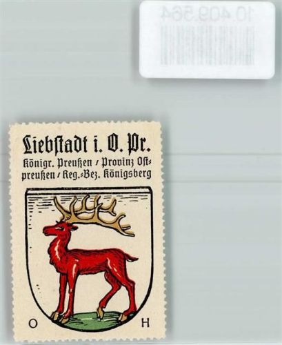 Liebstadt Vignette Wappen Kaffee Hag ca 1920-1940