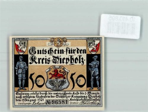 Diepholz Notgeld Ritter