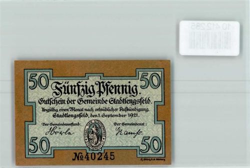 Stadtlengsfeld Notgeld Wichtelmänner