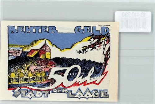 Laage Notgeld Bauer