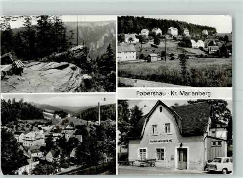 09496 O9344 Pobershau - Katzenstein Berggasthaus zum Katzenstein Auto