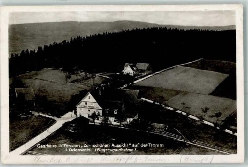 Tromm Gasthaus Zur schönen Aussicht Fliegeraufnahme