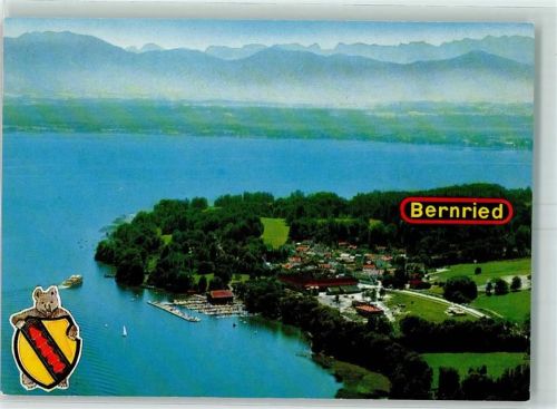 Bernried Starnberger See Fliegeraufnahme