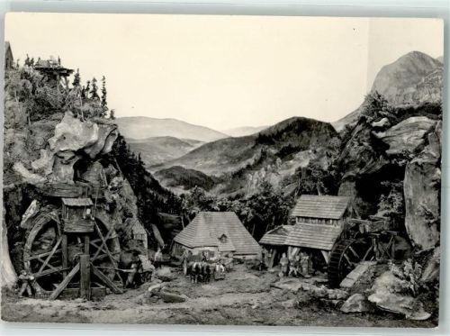 Frohnau Meisterwerke erzgebirg. Schnitzkunst erbaut v. Joh. Maier Schnitzstube Frohnauer Hammer
