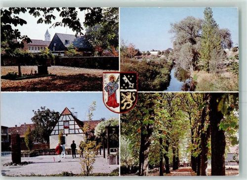 Mörsch Alter Friedhof Mörschbach Bürgergarten mit Rheindorfhaus Geschützte Kastanienallee