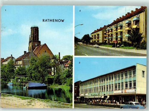 Rathenow Havel Schleusenweg Leninallee Kaufhaus Magnet