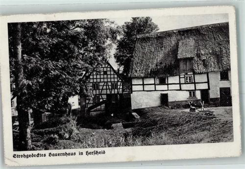 Herscheid Strohgedecktes Bauernhaus