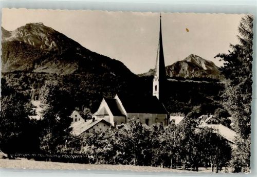83355 W8221 Bergen , Oberbay Foto AK Hochfelln Hochgern