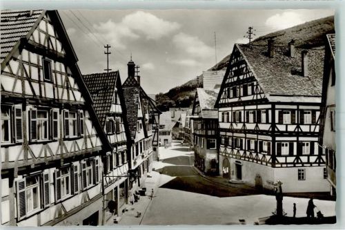 Wiesensteig Hauptstraße Fachwerkhäuser