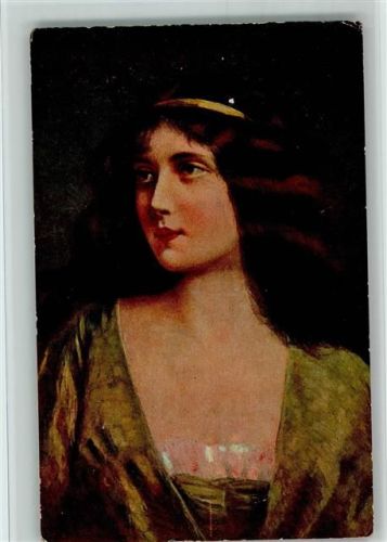Nr. 906 Asti-Kopf - von Asti - Frauenporträt AK