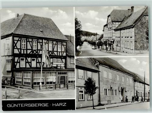 Güntersberge Jugendherberge Ernst Thälmann Marktstraße Gasthaus Goldener Löwe