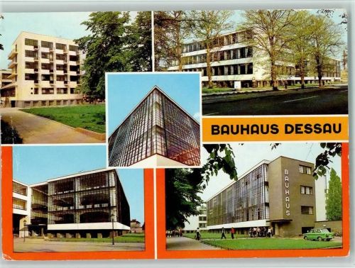 Dessau Bauhaus Dessau - Atelierhaus, Werkstattgebäude AK Kunst und Kultur