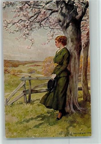 1917 Sehnsucht, Poesie AK