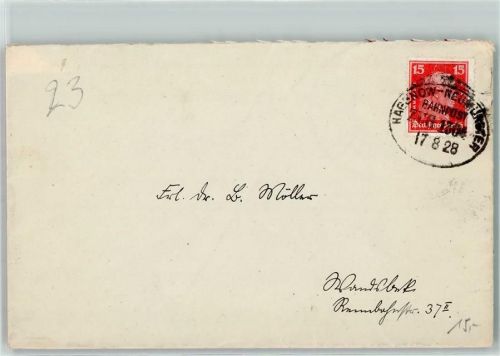 Hagenow Hagenow - Neumünster Zug 1304 Brief