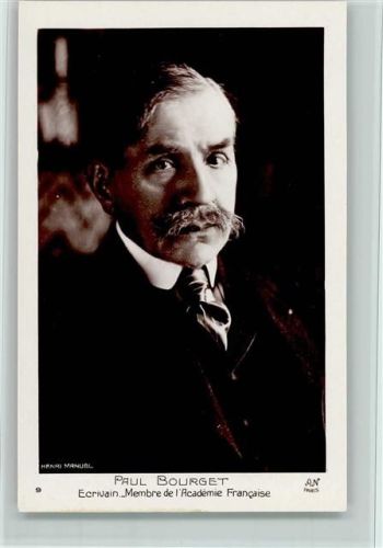 Nr. 9 Verlag A. Noyer , Paul Bourget Schriftsteller - Fotograf Manuel , sehr gute Erhaltung