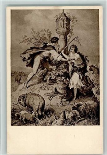 Wilhelm v. Kaulbach - Ackermann Serie 100 Nr. 1190 - Goethe Galerie, gute Erhaltung