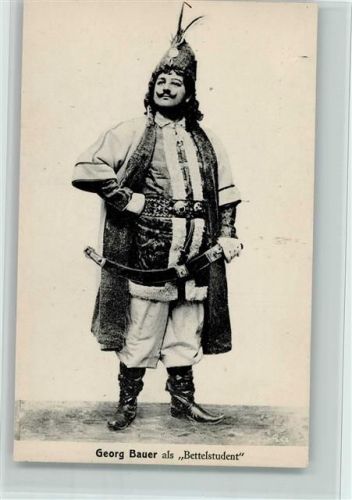 Georg Bauer als Bettelstudent, gute Erhalung