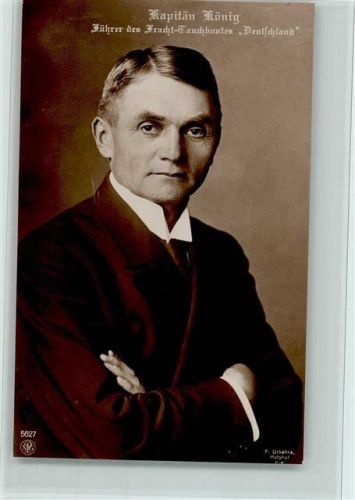 Nr. 5627 NPG - Kapitän König - Führer des U-Bootes Deutschland